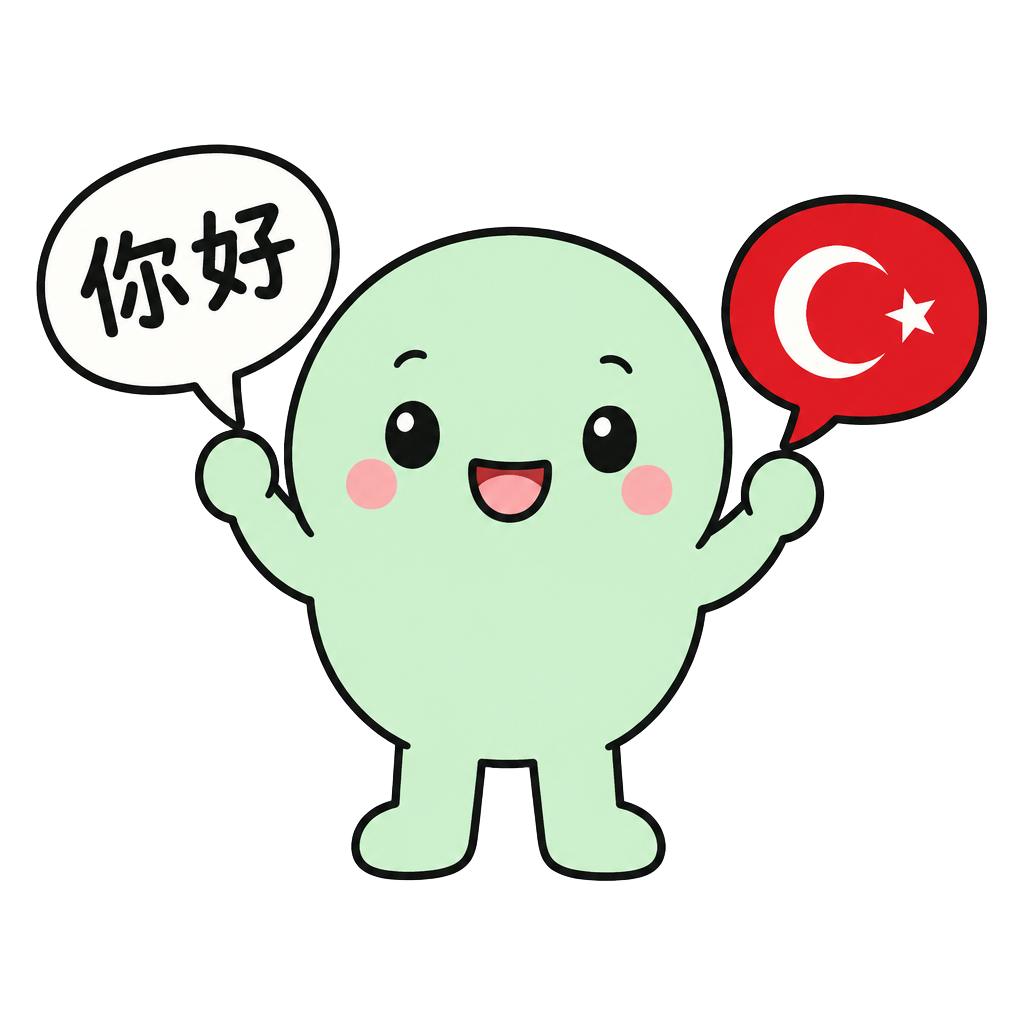 Yapay Zekâ Günlük konuşma Uzmanı el çizimi karakter