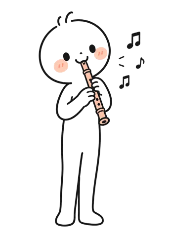 Yapay Zekâ Müzik Uzmanı el çizimi karakter