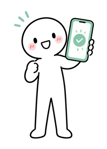 Yapay Zekâ Telefon Uzmanı el çizimi karakter