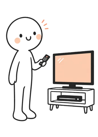 Yapay Zekâ Televizyon Uzmanı el çizimi karakter